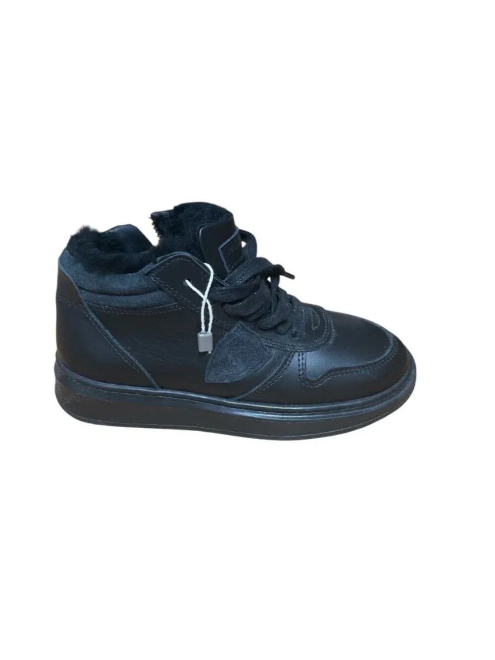 Philippe Model Shearling lined Leather Boy Boots 31